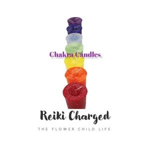 Chakra Candle Set Reiki Candle Set, Scented Votive Candles, 7 pc set